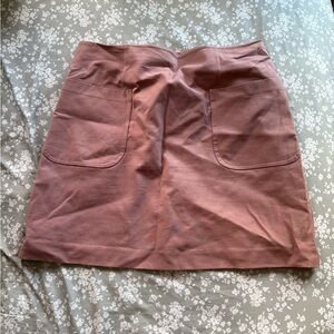 LOFT Brown A-Line Mini Skirt Casual Cargo